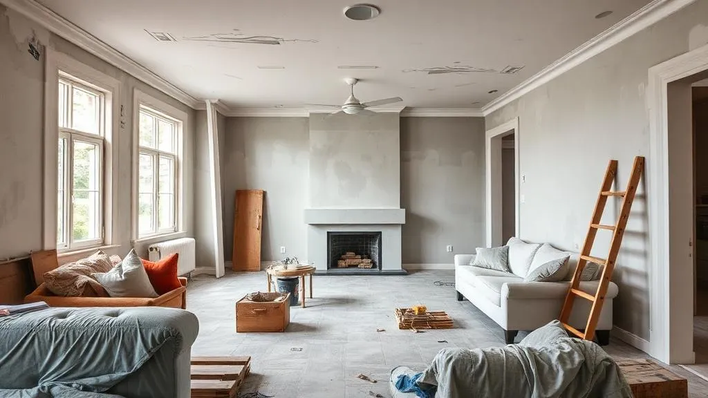 Renovación de salón sin obra con nuevos acabados